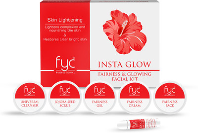 FYC PROFESSIONAL Insta Glow for instant glow & Fairness(6 x 50 g)