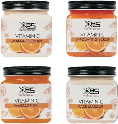 xbs professional Vitamin C Facial Kit For Face Brightness Skin(4 x 380 g)