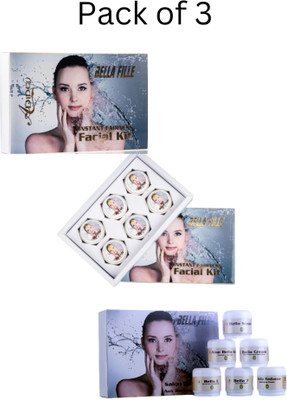 Adidev Instant Glow Bella Fille Facial Kit Combo(3 x 0.55 g)