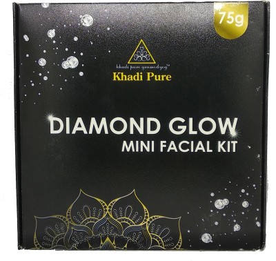 Khadi Pure Gramodyog Diamond Glow Mini Facial Kit- Pack Of 1(75 g)