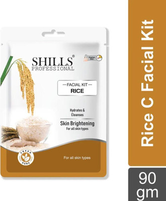 KUSIKA Rice Facial Kit, Skin Brightening, Hydrating and Cleansing, For All Skin Types(90 g)