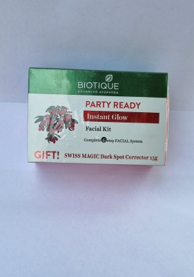 BIOTIQUE PARTY READY Instant glow Complete 6 Step Facial Kit(65 g)