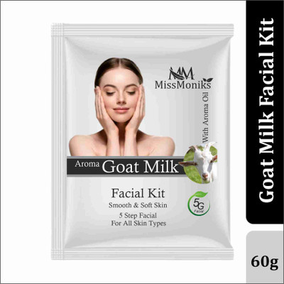 MISSMONIKS Goat Milk Facial Kit For Multi-Level Skin Hydration And Rejuvenation(60 g)