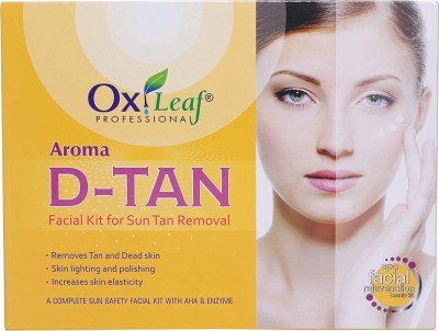 S.N.OVERSEAS oxileaf Aroma D-Tan Facial Kit for Sun-Tan Removal(5 x 140 ml)