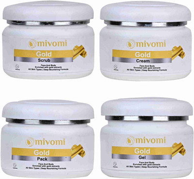 MIVOMI Gold Facial Kit 250 gm x 4(4 x 250 g)