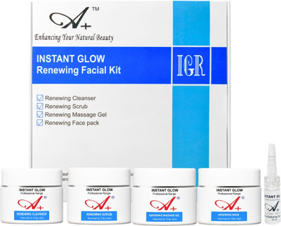 A+ Instant Glow Renewing Facial Kit for Oily Skin(200 g)