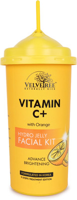 Velvetree Hydro Jelly Facial Kit Vitamion C+ with orange Advance Brightening(165 g)