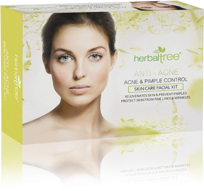 Herbal Tree Anti Acne & Pimple Control Facial Kit for Rejuvenates skin, Prevent Pimples & Wrinkles(530 g)