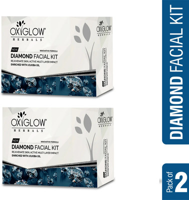 OXYGLOW Diamond Facial Kit Enrich with Jojoba Oil|Prevent Wrinkles|Maintain Elasticity(100 g)