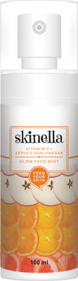 SKINELLA Vitamin C + Apple Cider Vinegar Glow Face Mist - 100ml(100 ml)