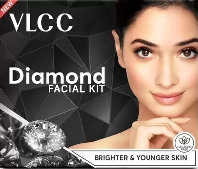 VLCC Diamond Facial Kit - Skin purifying with Parlour Glow(30.35 g)