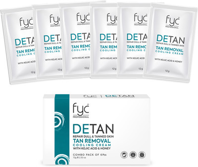 FYC PROFESSIONAL DETAN TAN REMOVAL COOLING KIT(6 x 12 g)