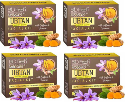 MOLCARO BIOFRESH UBTAN RADIANT GLOW FACIAL KIT(4 x 15 g)