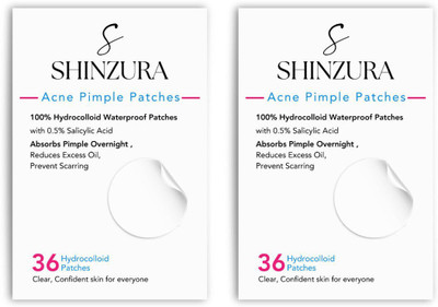 Shinzura ACNE PIMPLE PATCHES 36 Pack of 2(2 x 0.03 g)
