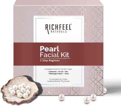 RICHFEEL Pearl Facial Kit For Brightening |Tan Removal |Best for Dry Skin|30g(30 g)