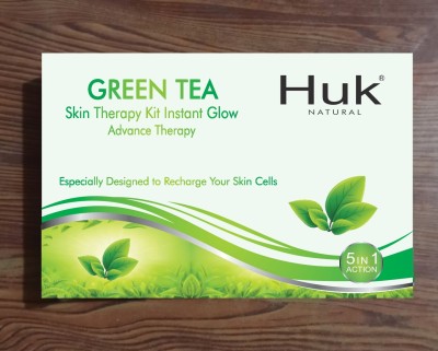 Huk Natural Green Tea Facial Kit(5 x 11 ml)