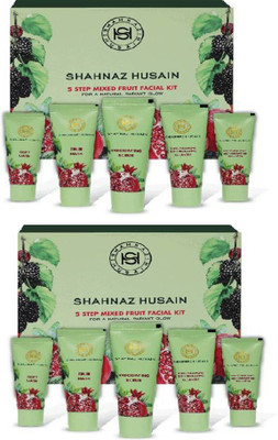 Shahnaz Husain 5 Step Mix Fruit Facial Kit (50 G)*2(2 x 50 g)