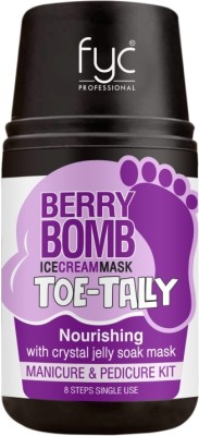 FYC PROFESSIONAL Berry Bomb Manicure & Pedicure ICE Cream Mask(8 x 20 ml)