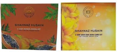 Shahnaz Husain Anti-Tan + Papaya Facial Kit(Pack Of 2) (2 x 50 g)(2 x 50 g)