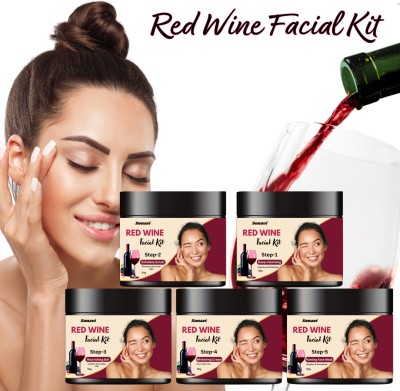 Sonavi Glow Professional Red Wine Facial Kit, Premium Quality For Fairness Whiting Skin(250 g)