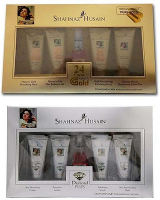 Shahnaz Husain herbals Gold and Diamond facial kit 80 g(10 x 40 g)