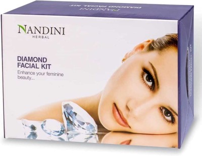 Nandini Diamond Facial Kit 260Gm And N+ Tan Eraser 300Gm(2 x 280 ml)