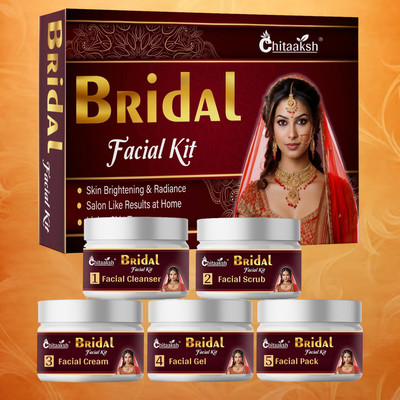 Vitra Pre Bridal Glow Kit with Multani Mitti & Rose Water – 5 Step Facial Pack(250 g)