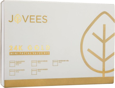 JOVEES 24 K GOLD MINI FACIAL VALUE KIT(5 x 12 g)