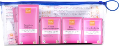 VLCC Skin Tightening Facial Kit For Youthful Looking Skin(4 x 50 g)