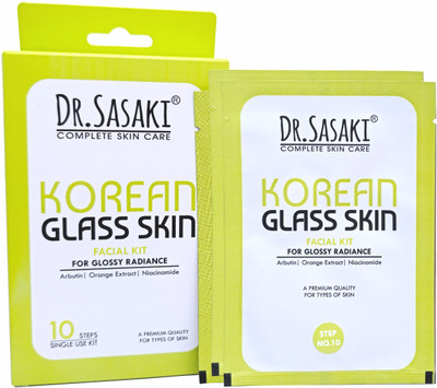DR.SASAKI COMPLETE SKIN CARE Advanced Brightening & Hydration Formula Korean Glass Facial Kit(105 g)