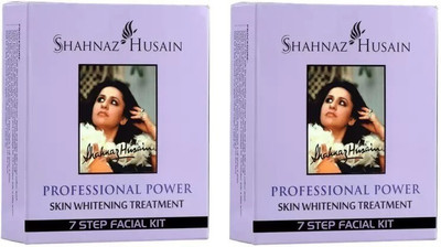 Shahnaz Husain 7 step skin whitening treatment facial kit pc 2(2 x 50 g)