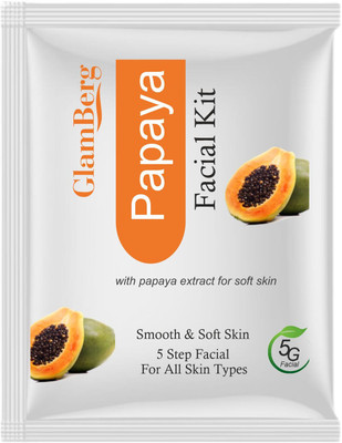 Glamberg Professional Papaya Facial Kit with hydra technology(60 g)