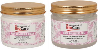 BEAUCODE BioCare Body Polishing Facial kit Cream-Gel For Women & Men For All Skin Types(2 x 500 ml)