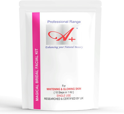 A+ Magical Bridal Facial Kit For All Skin Types Kit For Radiance And Glow(165 g)