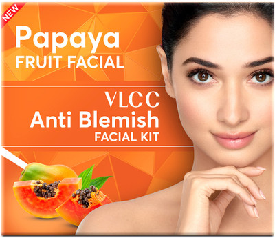VLCC Papaya Fruit Single Facial Kit For Refreshed & Blemish Free Skin  (60 G) For Rs. 119 @ 64 %