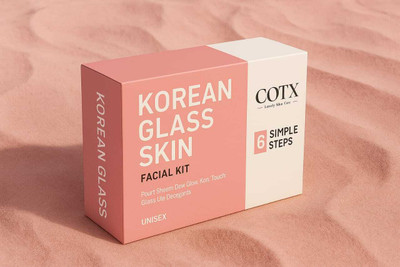 Her COTX 6 Step Korean Glass Facial Kit for Deep Glow and Brightness(60 g)