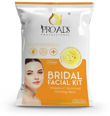 PRO ADS 10 Steps Single Use Bridal Facial Kit, Boost Radiance Vitamin C 136G(136 g)