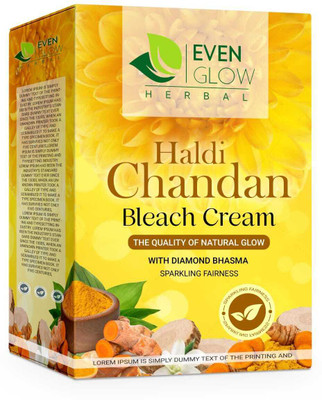 Even Glow Haldi Chandan Bleach cream with turmeric and sandalwood cool and smooth the skin(500 g)