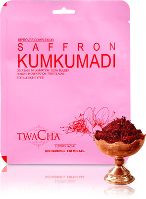 TWACHA 6 Steps Saffron Kumkumadi Facial Kit for instant glow & improve complexion.(6 x 8.83 g)