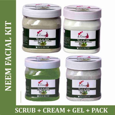 I TOUCH Herbal Neem Facial Kit 2000 ml(4 x 500 ml)