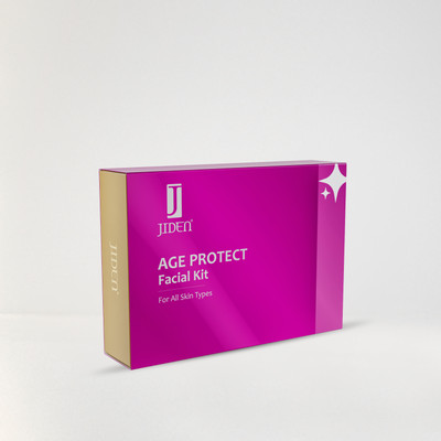JIDEN Premium Age Protect Facial Kit –6-Step Anti-Aging with Red Wine, Mulberry(260 g)