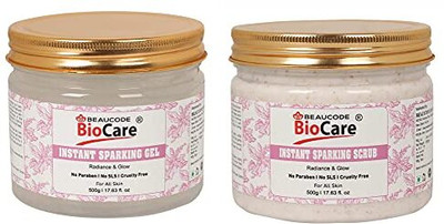 BEAUCODE BioCare Instant Sparking Cream-Scrub 500ml(2 Set)(2 x 250 ml)