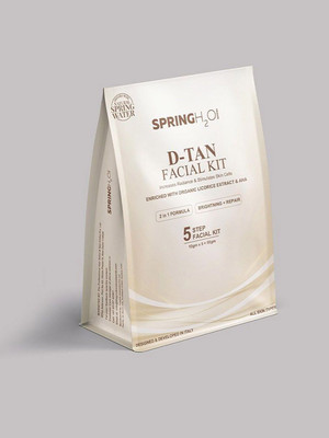 SPRING H2O D-Tan Anti Aging Facial Kit For Whitening With Tan Removal & Deep Cleansing(50 g)