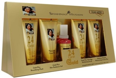 Shahnaz Husain facial kit for skin gold kit pack of 1(5 x 11 ml)