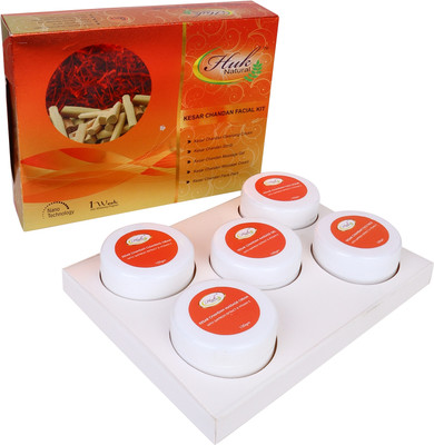 Huk Natural Kesar Chandan Facial kit(5 x 60 ml)