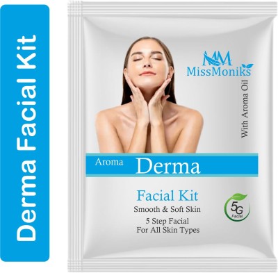 MISSMONIKS Derma Facial Kit - Cleanser + Scrub + Cream + Pack + Gel(60 g)