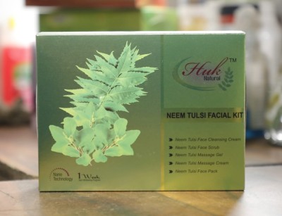 Huk Natural Neem Tulsi Facial Kit With Neem Oil & Tulsi Oil, Aloe Vera Extract(5 x 60 ml)