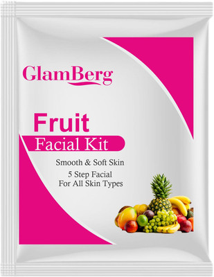 Glamberg Professional Fruit Facial Kit with hydra technology(60 g)