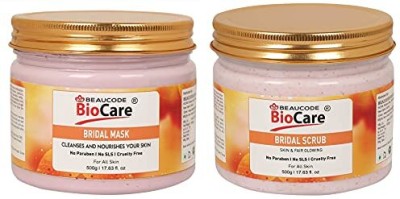 BEAUCODE BioCare Bridal Facial kit Scrub-Mask 500ml(2 Set)(2 x 250 ml)