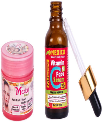 Mexico herbs REMOVE DARK CIRCLE FRUIT UNDER EYE CREAM FOR WOMEN O3 HYDRA AND VITAMIC C SERUM(70 g)